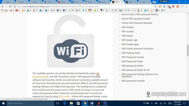Free Wifi Password Hack Trick 100% Working YouTube смотреть онлайн