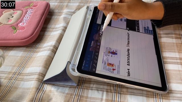 Study with me (1 hour) | ipad note taking | GoodNotes 5 | Physiology смотреть онлайн