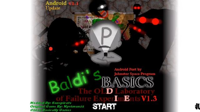 Baldi's Basics Old Laboratory Of Failure Experiments V1.3 It's Short #mjmarasiganpogi12 #baldibasic