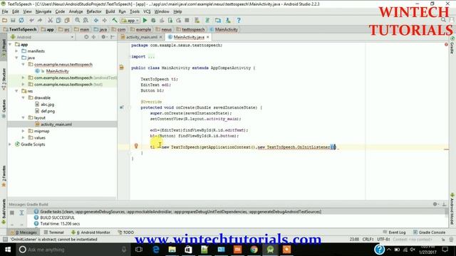Android Text to Speech смотреть онлайн