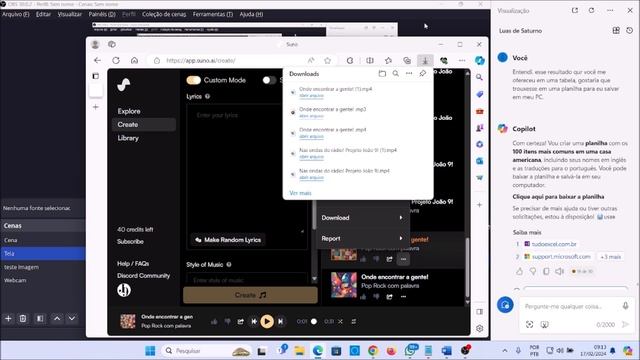 Nova forma de salvar em vídeo ou MP3 no SUNO.AI com o NVDA ()fevereiro de 2024) смотреть онлайн