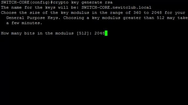 Cisco Switch - How to configure ssh (Command-line interface) смотреть онлайн