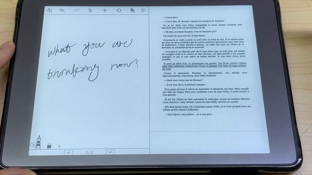 Landscape Mode | Note Taking | Meebook P78 Pro | Ebook Reader | Left Hand Supported