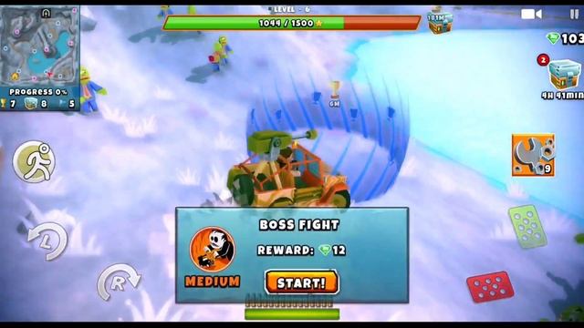 New Frozen Lake Map Unlocked | Zombie Offroad Safari (DogByte Games) Android Gameplay HD смотреть онлайн
