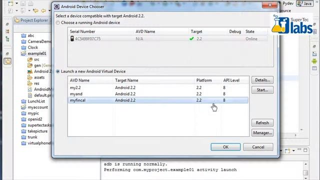 Google Android Training Running your app on Emulator 13/18 смотреть онлайн