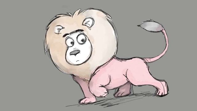Lion inked and colored with tvpaint смотреть онлайн