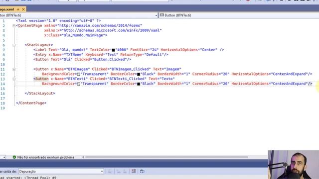 XAMARIN FORMS AULA 8 - ImageButton e Imagem no botão смотреть онлайн