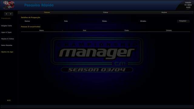 Championship Manager 03/04 смотреть онлайн
