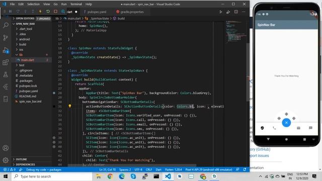 Spin Circle Bottom Navigation Bar In Flutter...! смотреть онлайн