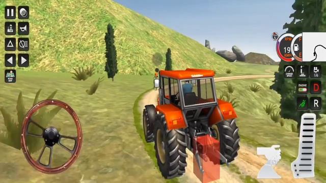 Real Indian Tractor Trolley Cargo Farming Simulation - Tractor Games - Android Gameplay #87 смотреть онлайн