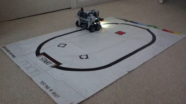 Interfacing the LEGO MINDSTORMS NXT and Android Phone: Camera Line Follower смотреть онлайн