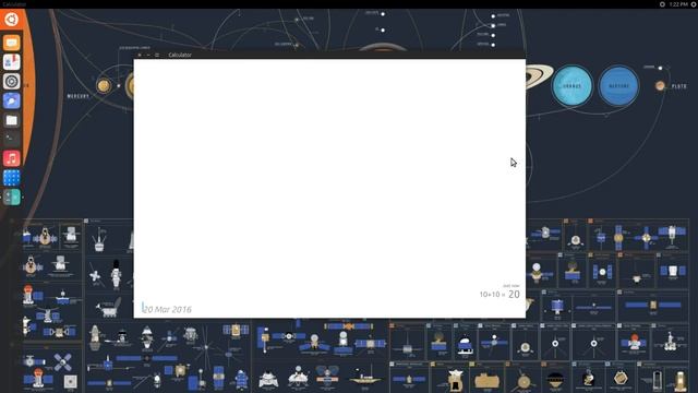Ubuntu 16.04 / Unity 8 on Mir - Calculator App смотреть онлайн