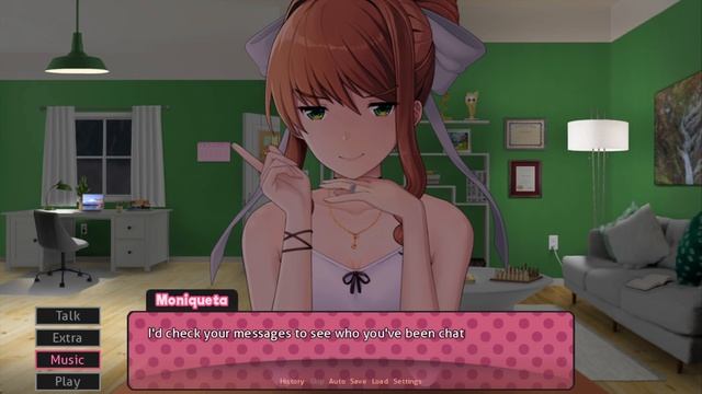 Asking Monika Why Did She 'Hack' My PC | "Monika After Story" Mod смотреть онлайн