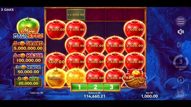 More Magic Apple 🍎 | BÜYÜK OYNADI BÜYÜK KAZANDI | 1000₺ BETE 356.500