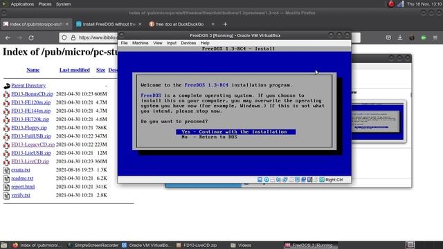 How to use FreeDOS: Installing FreeDOS. смотреть онлайн