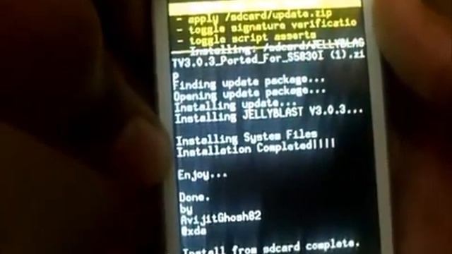 Galaxy ace S5830i Android Jelly Bean 4.1.1 - YouTube смотреть онлайн