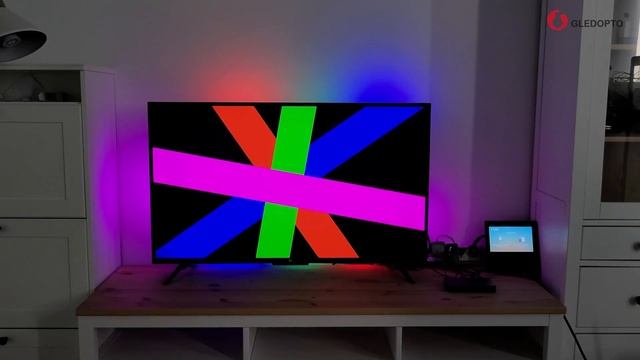 Gledopto Ambient TV Backlight Kit 2.0 Effect Show смотреть онлайн