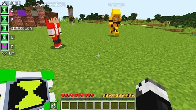 NÃO ESCOLHA a PORTA ERRADA do NOVO MOD de BEN 10 com OMNITRIX e CARNITRIX NOVOS no MINECRAFT смотреть онлайн