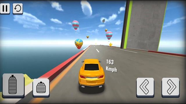 Mega Ramp | Kar Gadi Wala Game - Orange Chevrolet Driving Stunts Android Gameplay смотреть онлайн