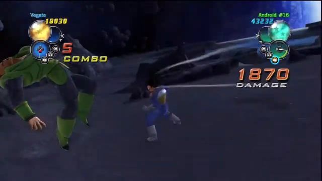 Dragon Ball Z Ultimate Tenkaichi - Vegeta VS Android 16 смотреть онлайн