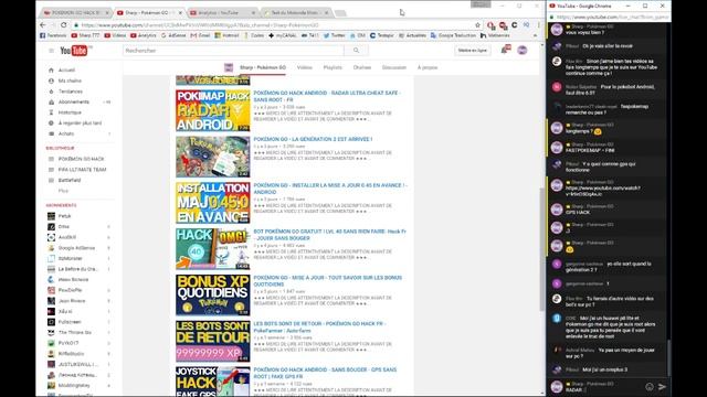 POKEMON GO HACK BOT ANDROID !!! LIVE SESSION (SUR NOX SUR PC) смотреть онлайн