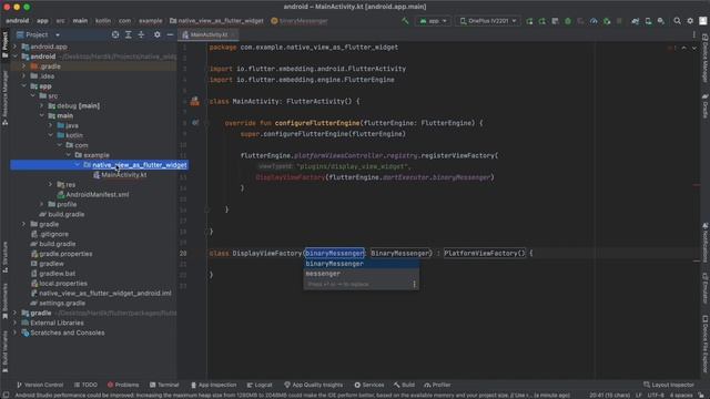 Native view use as a Flutter widget | Using the latest Flutter version смотреть онлайн