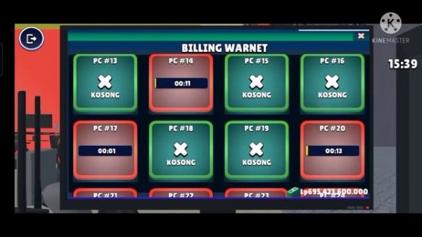 WARNET SIMULATOR MOD APK VERSI 2.0.2 UNLIMITED MONEY DAN PCNYA SUDAH DI SUSUN SAMA MODDERNYA