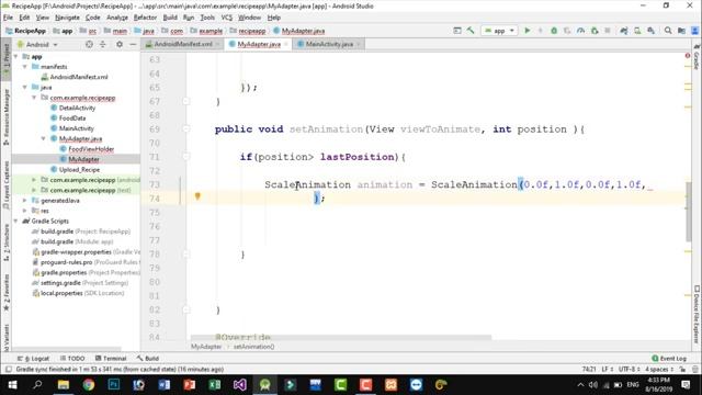 Android Studio Tutorial How to Add Animation in Recycler View Recipe App Part 5 | Tutorial in Urdu смотреть онлайн