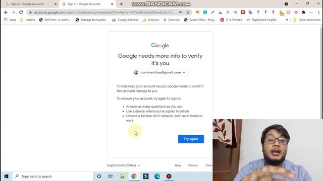 I can't sign into my google account after factory reset | 100% solution in hindi смотреть онлайн