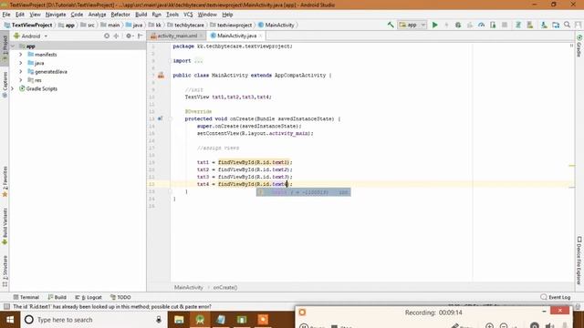 Android Basics Tutorial : TextView смотреть онлайн