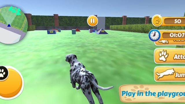 Virtual dog pet cat home adventure family pet game - Android Gameplay HD смотреть онлайн