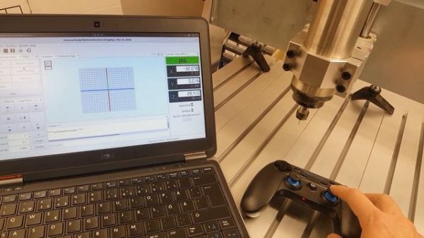 Universal Gcode Sender with a Gamepad