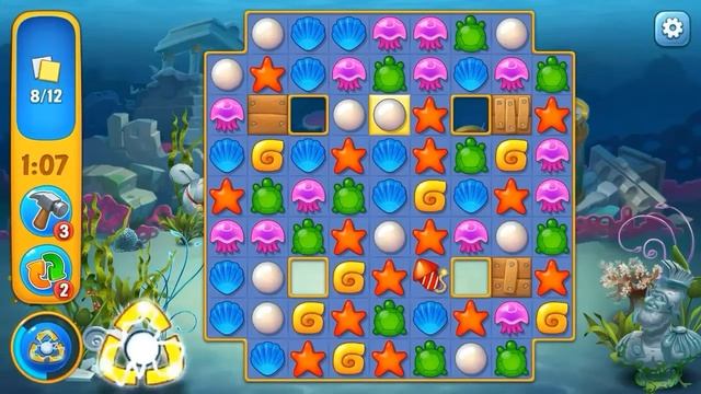 Fishdom level 87 Gameplay (iOS Android) смотреть онлайн