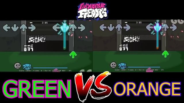 Friday Night Funkin After Rainbow VS Rainbow Friends NEW MOD (FNF) GREEN VS ORANGE #rainbowfriends