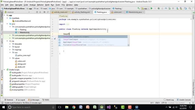 How to Create Police Light and Siren App | Android Studio Tutorials смотреть онлайн