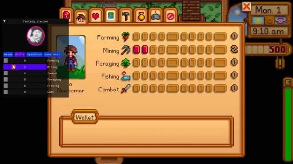 Stardew Valley Cheat (fantasy.stardew) - Multiplayer - Bypass Anti-Cheat Mods - Cheat / Trainer