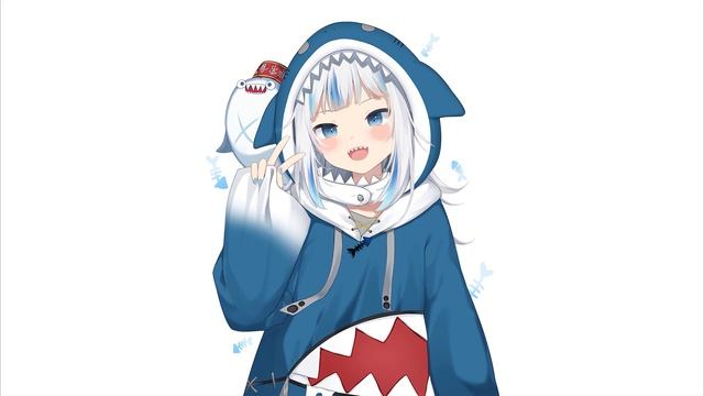 Gawr Gura: Live Wallpaper Anime - 8k 60 Fps