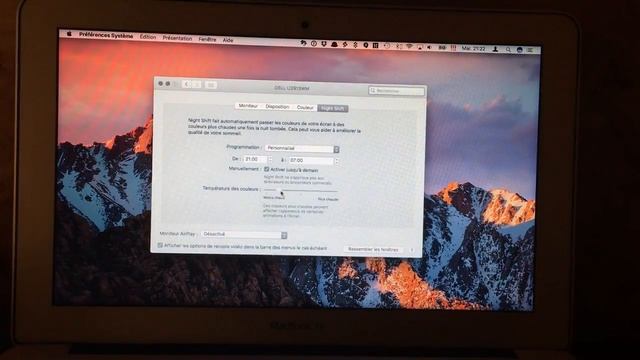 Night Shift sur macOS 10.12.4 смотреть онлайн