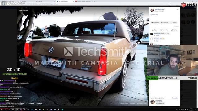 Elraenn Amerika'da Kullandığı Cadillac'ını Gösteriyor смотреть онлайн