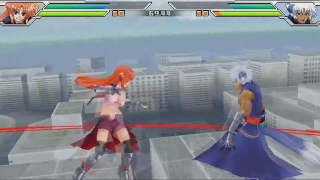 Alph : Arcade Mode - Mahou Shoujo Nanoha A's Portable: The Gears of Destiny [PSP] смотреть онлайн