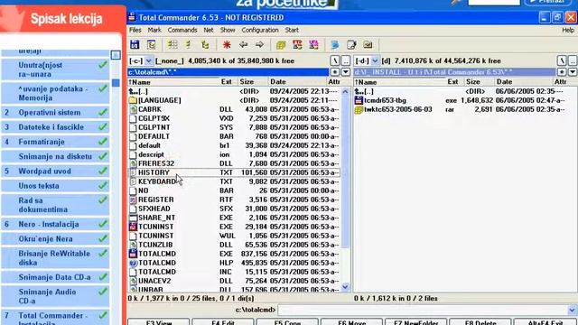 TotalCommander install,tag directory assistance and commands смотреть онлайн