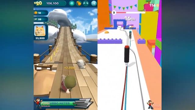 Oddbods Turbo Run Christmas Fuse Vs Pen Run Android/iOS Gameplay Walkthrough