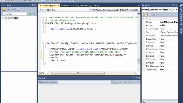 How to use slider control in MFC C++ смотреть онлайн