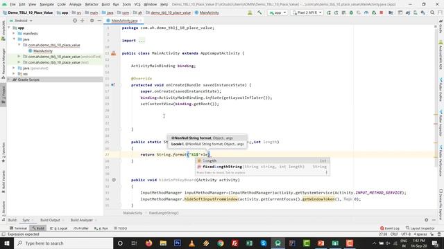 Android TBL Java Task 9 | Place Value Calculator | Android App development Tutorial | Android Studi смотреть онлайн
