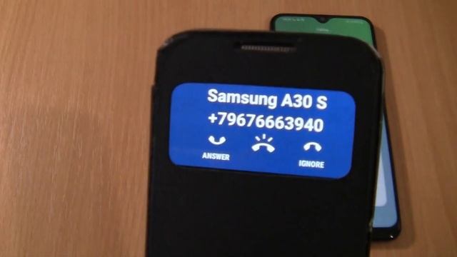 Over the Horizon Incoming call & Outgoing call at the Same Time Samsung A30s+S4 mini Android 11 смотреть онлайн