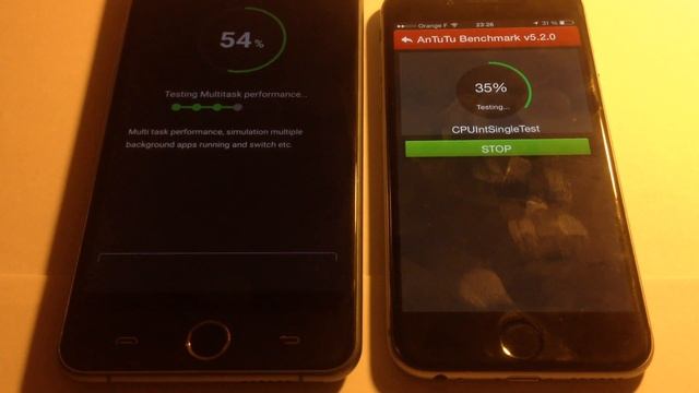 Ulefone Be Touch 2 VS iPhone 6 (Benchmark) смотреть онлайн