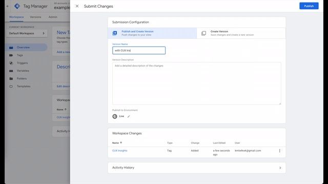 How to install the CUX code using GTM | cux.io tutorial смотреть онлайн