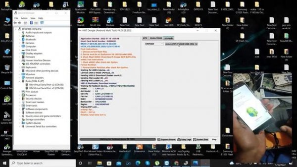 Huawei Y6II CAM-L21 FRP Reset TEST Point By AMT Dongle (Android Multi Tool)