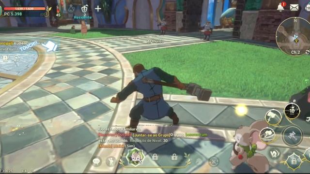 Ni no Kuni: CrossWorlds no Redmi Note 8 com Android 13 Beta 2.1 смотреть онлайн