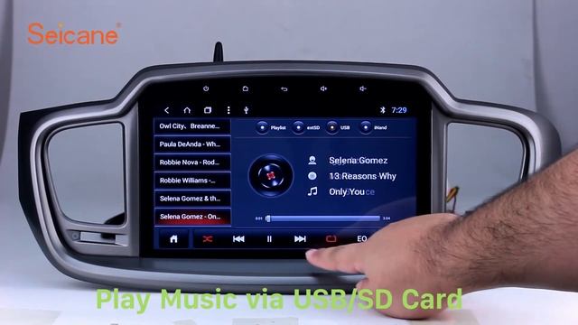 10.1 inch HD Touch Screen Android 8.1 Radio GPS Navigation For 2015 2016 Kia Sorento смотреть онлайн